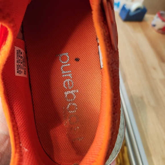 Adidas Pure Boost‎ ZG Orange Running Shoes, Size 14